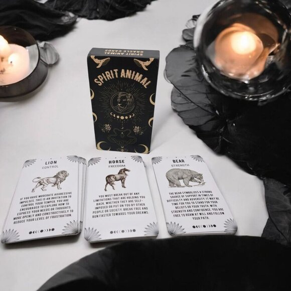 Spirit Animal Oracle Deck – 54 Illustrated Guidance Cards in Gift Box | NWT - Picture 1 of 10